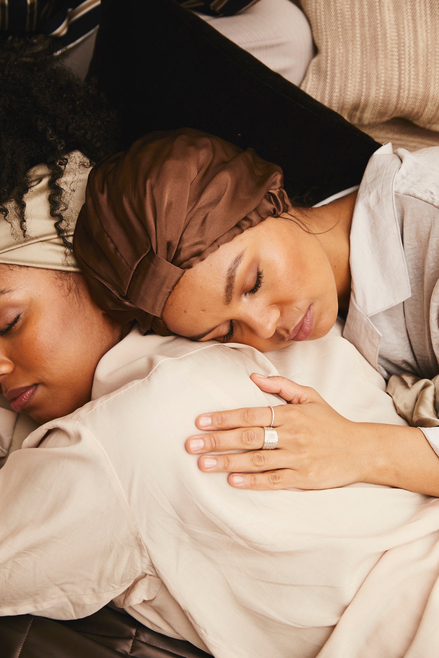 Mulberry Silk Bonnet - Brandy