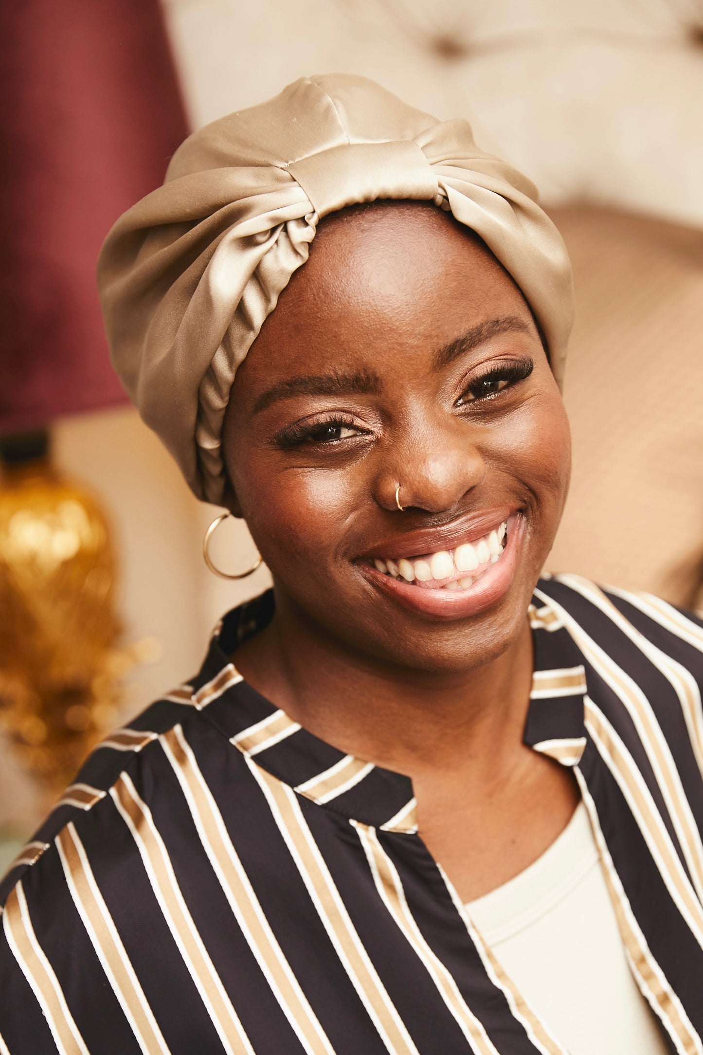 Mulberry Silk Bonnet - Glamour
