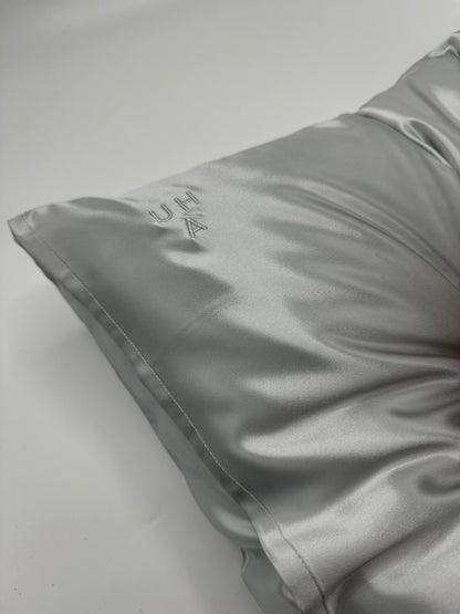 SILK PILLOWCASE - GREY - 22 MOMME