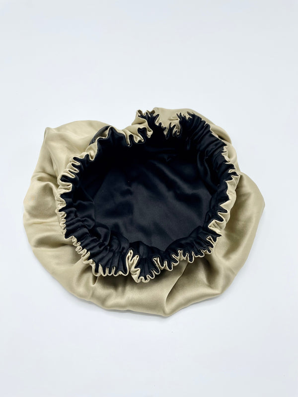 UHA Mulberry Silk Reversible Bonnet / Sidenmössa Fancy