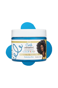 Curls Unleashed COLOR BLAST TEMPORARY HAIR MAKEUP WAX - Bodacious Blue
